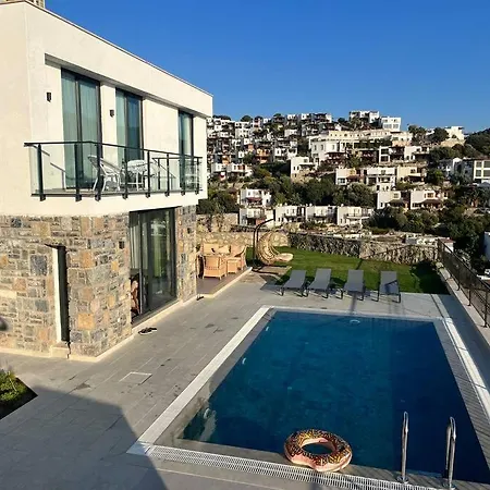 Luxury Sea View With Pool Gumusluk